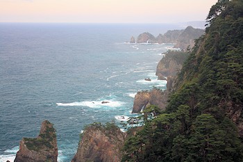 田野畑村の風景