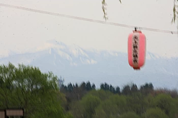 北上市立公園展勝地の風景