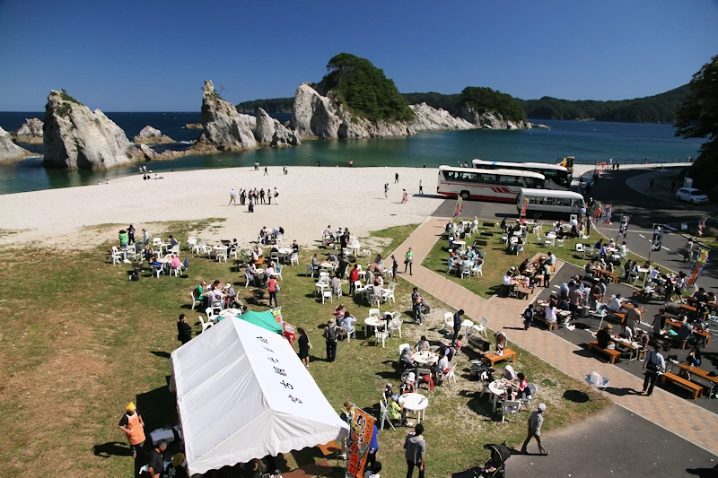 浄土ヶ浜の風景