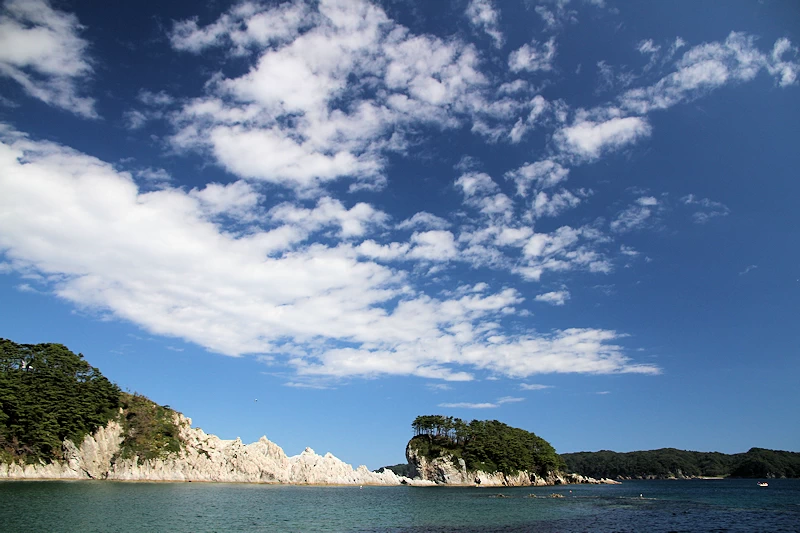 浄土ヶ浜の風景