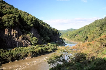 阿武隈渓谷・阿武隈川の画像