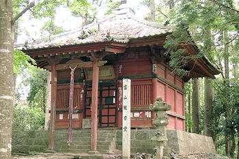 富山観音堂の風景