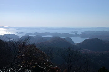 松島を一望の風景