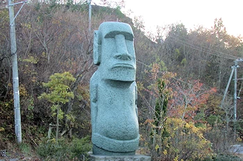 モアイ像の画像