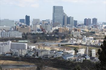 仙台城の風景