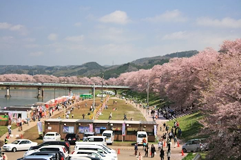 船岡城址公園の風景