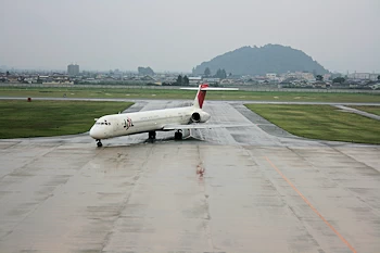 山形空港の風景