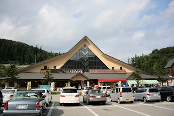 道の駅にしかわの風景
