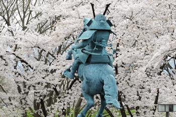 霞城公園の風景
