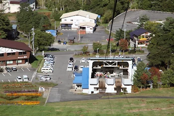 蔵王山麓駅の風景