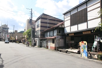 小野川温泉の風景