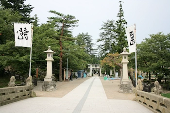 上杉神社の風景