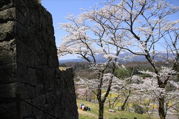二本松城の風景