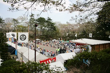 棚倉城跡の風景