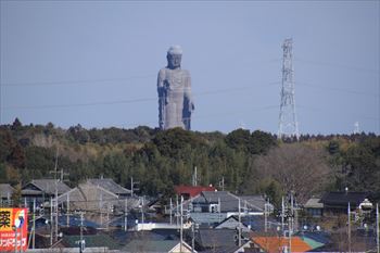 牛久大仏の風景