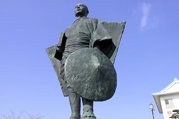 長塚節像の風景