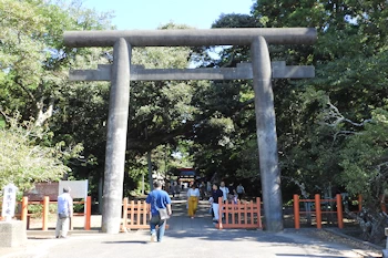 息栖神社の風景