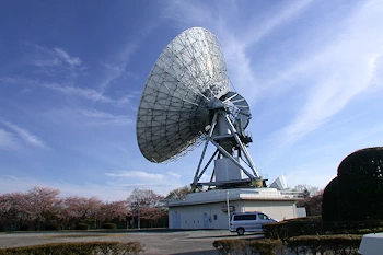 KDDI茨城衛星通信所の風景