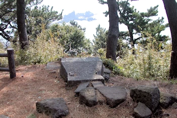 幕末の台場の遺跡の風景