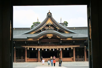寒川神社の風景