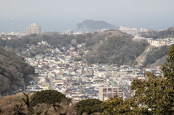 衣笠山公園の風景