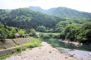 関川村の風景