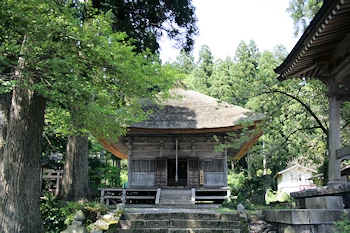 平等寺薬師堂の風景