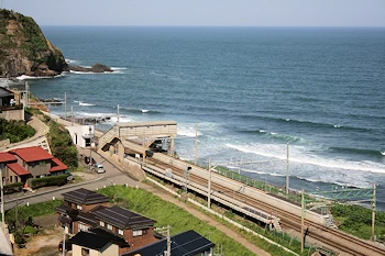 青海川駅の風景