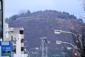 村上城の風景