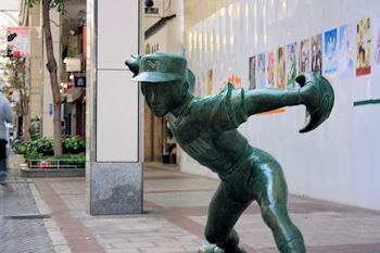 水島新司マンガストリートの風景