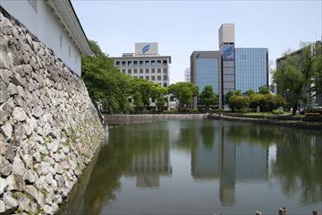 富山城の風景