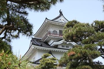 富山城の風景