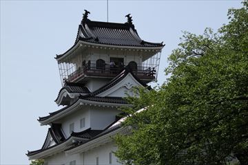 富山城の風景