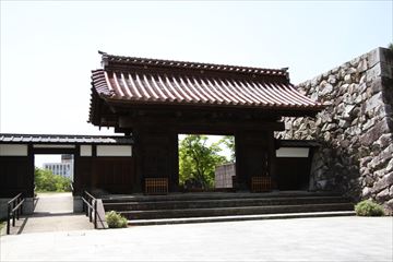 富山城の風景