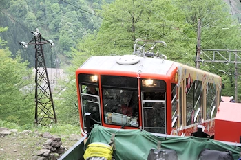 立山ケーブルカーの画像