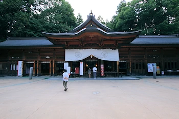 穂高神社の風景