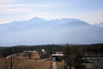 富士見高原の風景