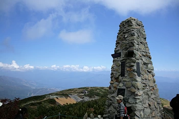 八方尾根の風景