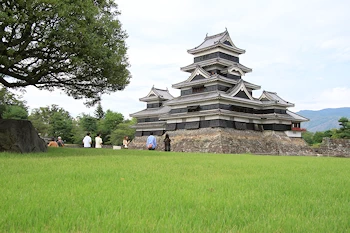 松本城の風景