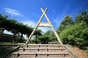 御嵩城址の風景