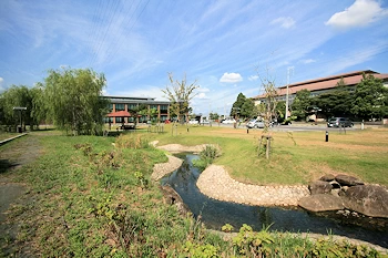 大月浄水公園の風景