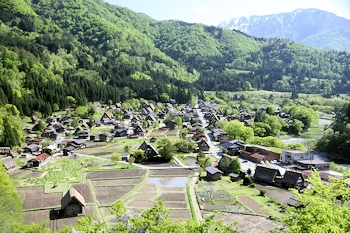 天守閣展望台の風景