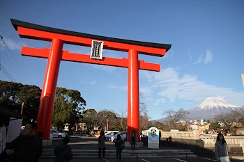富士山本宮浅間大社の風景
