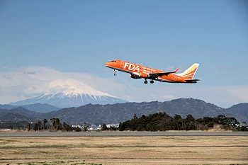 富士山空港の風景