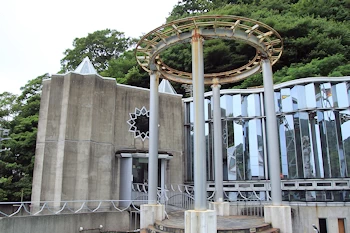 伊豆の長八美術館の風景