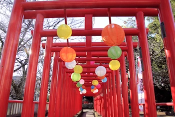 割弧塚稲荷神社の風景