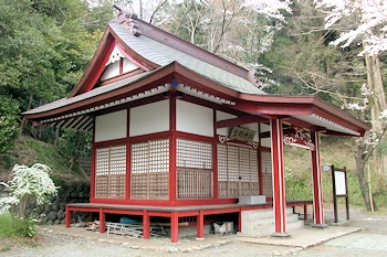 金時神社の風景