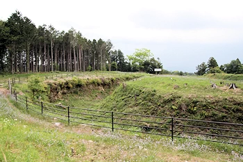 諏訪原城の風景