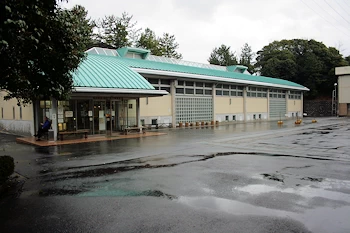 レトロでんしゃ館の風景