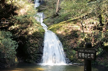 阿寺の七滝の画像